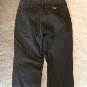 Banana republic black Gavin fit khakis 30x30